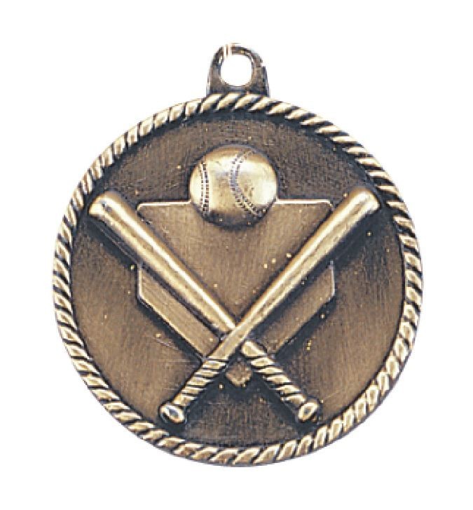 Baseball Medal Award Trophy With Free Lanyard HR705 School Team Sports