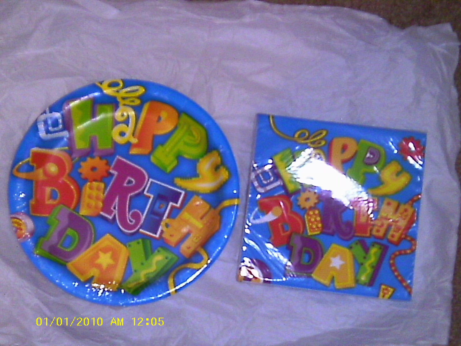 Birthday Gadgets Napkins & Plates ( CeleBrations )