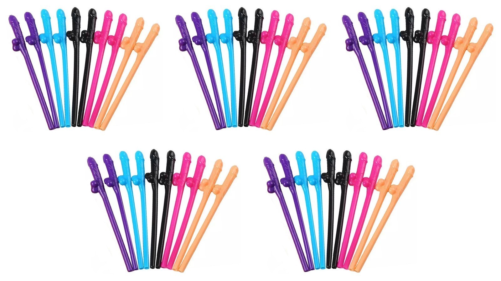 Penis Straws Bachelorette Party Supplies Bach Decoration Drinking Favors