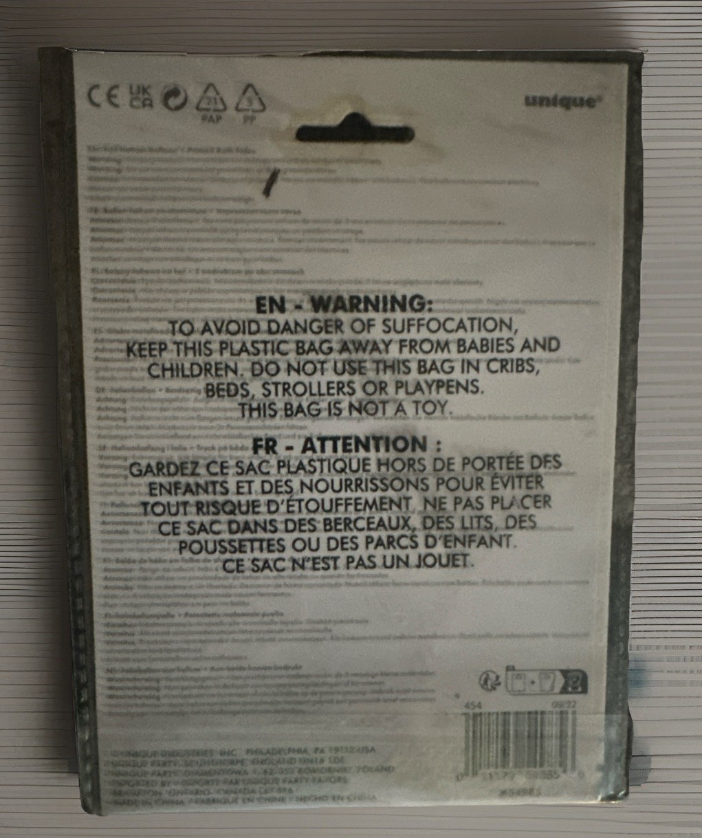 Unique Frosted Candle Cake Foil Helium Balloon 25” NEW NIP