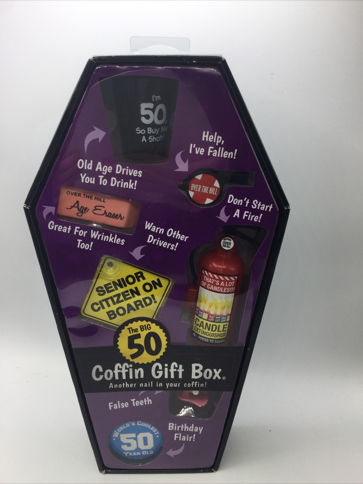 Big Mouth Toys Over the Big 50 Coffin Gift Box