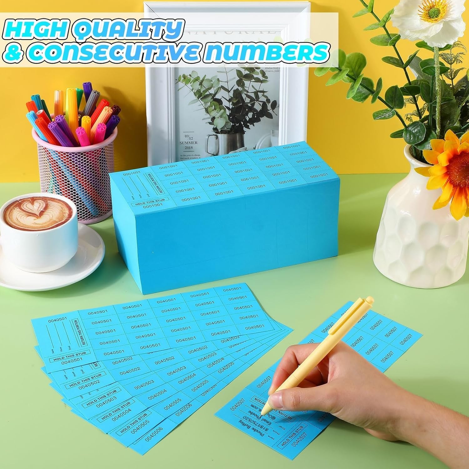 1000 Sheet 25 Bid Raffle Tickets Chinese Auction Tickets Sheets Auction Fundr…