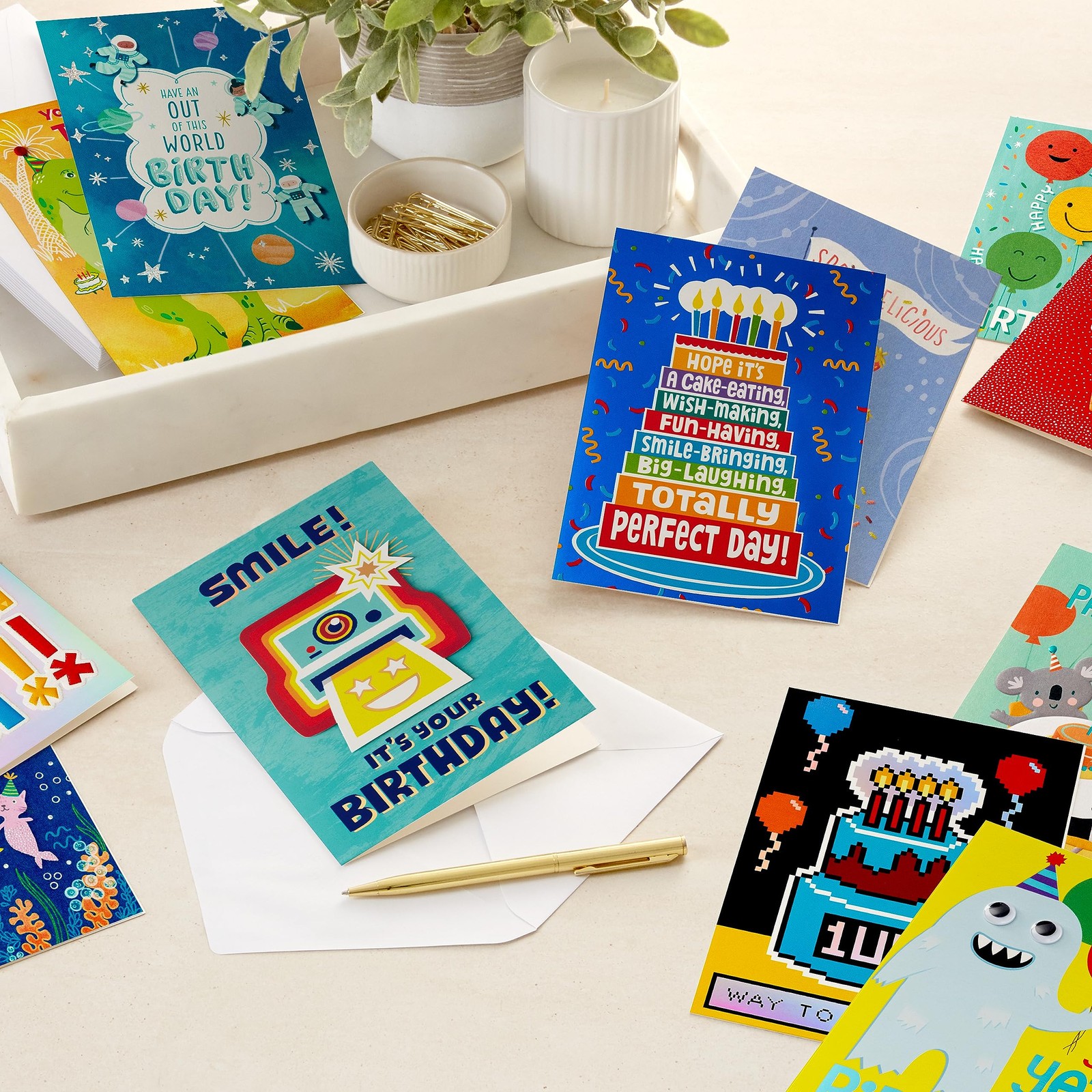 Hallmark Birthday 5 inches x 7.2 inches, Birthday, Encouragement, Dinosaur