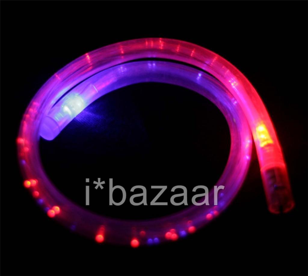 10 Pcs COOL Disco Rave Party LED FLASHING 3 colour Glow COLLAR (Fast Shipping)