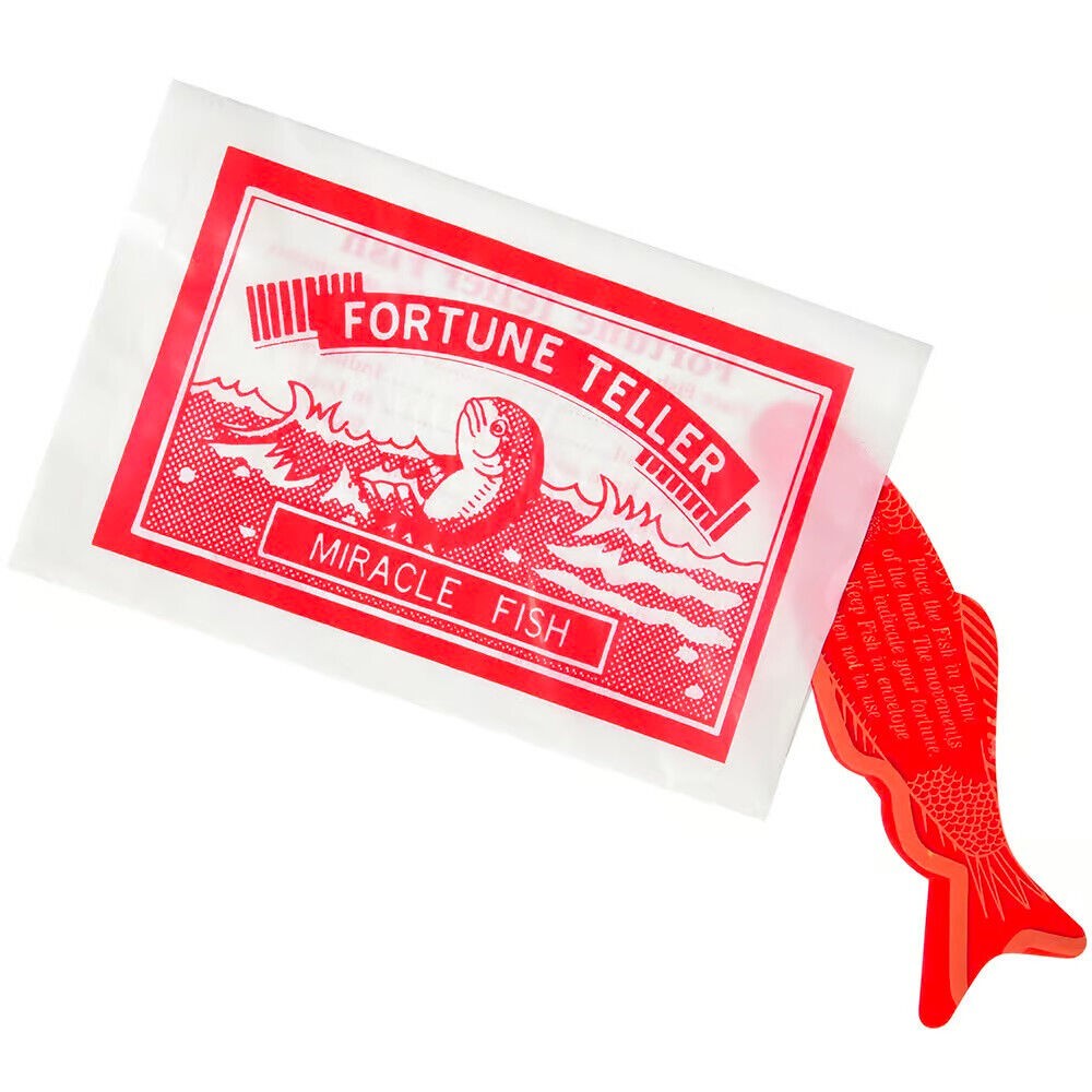24 Kids Birthday Party Favors Prizes Magic FORTUNE TELLER Telling FISH