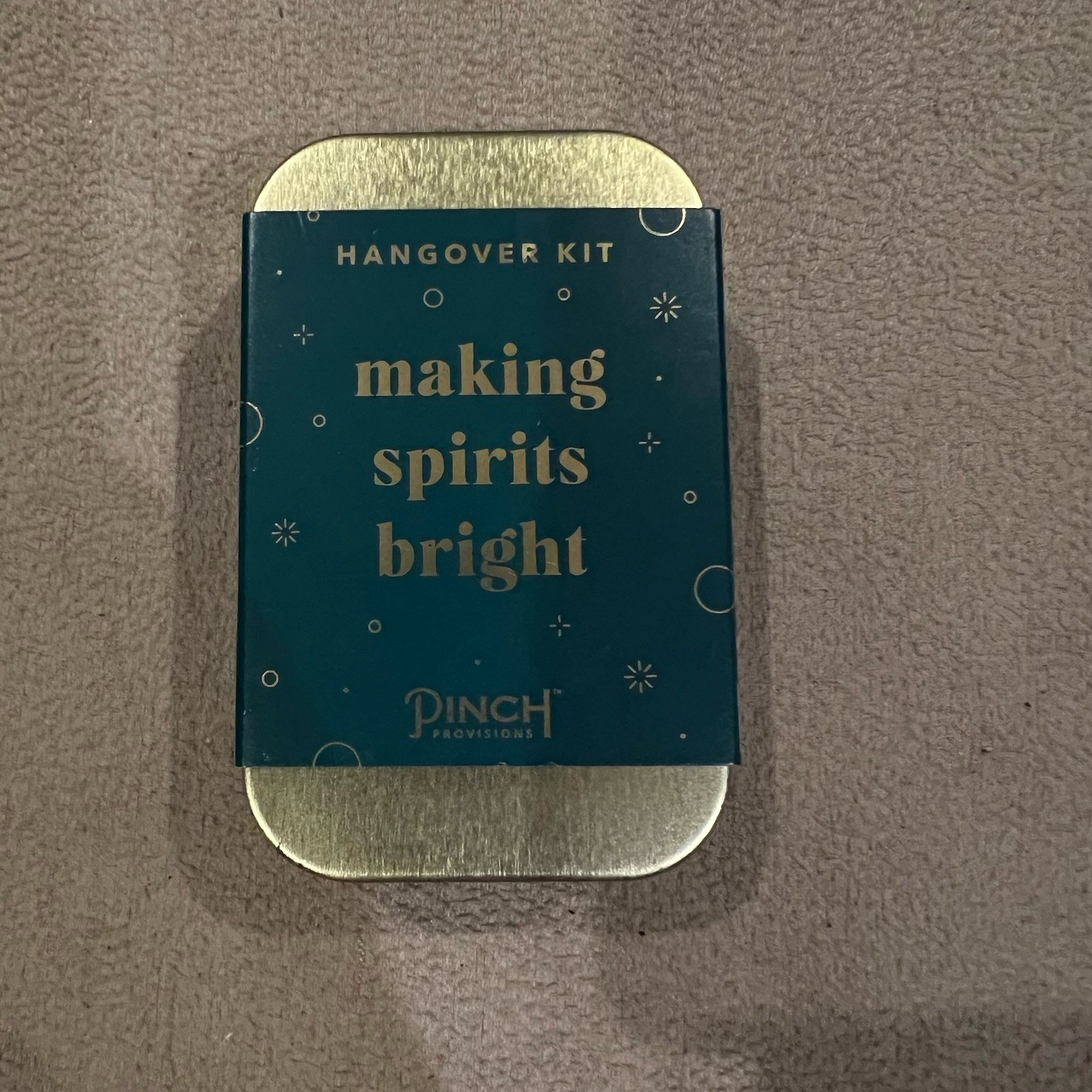 Pinch Provisions Hangover Kit Making Spirits Bright Pain Reliever Gag Gift Set