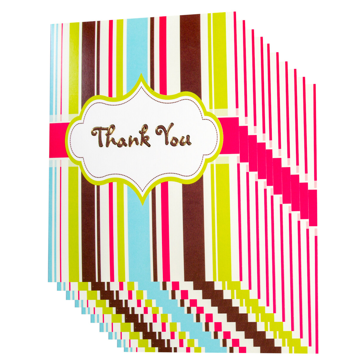 60ct Blank Thank You Gift Cards & Envelopes By Designer Greetings Assorted Notes