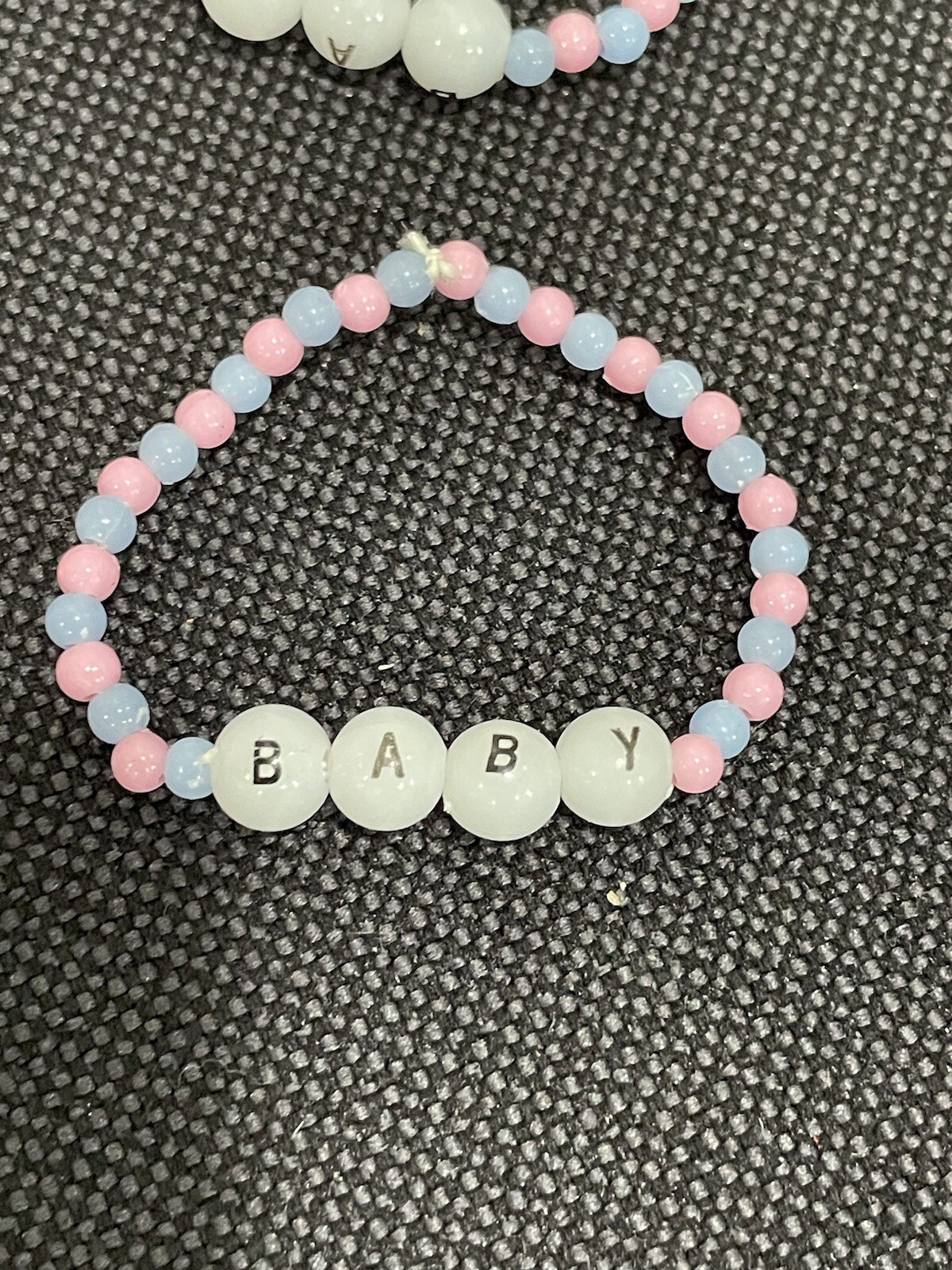 24 5” Baby Bracelets Pink & Blue 16 In Package & 8 New Loose