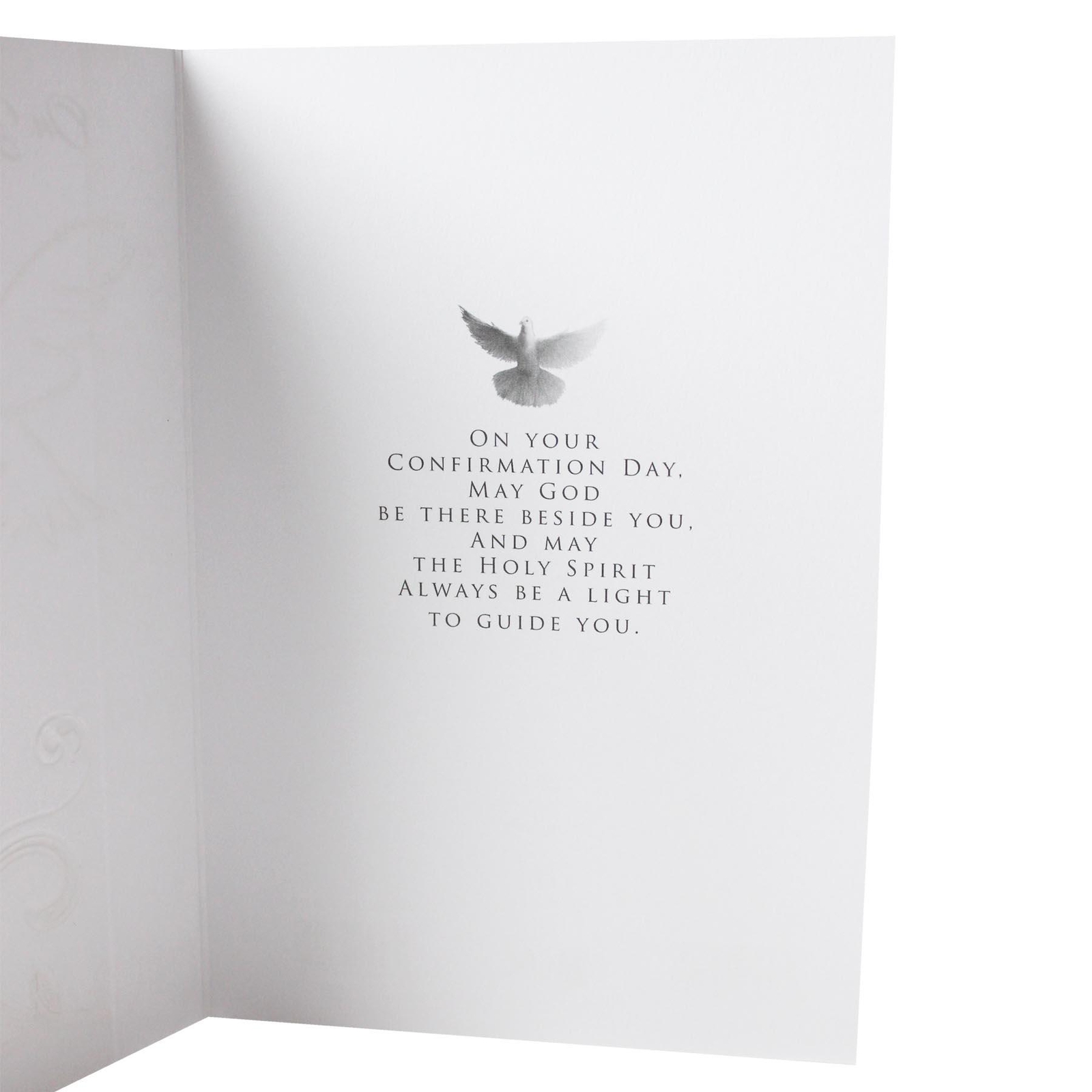 On Your Confirmation Card with Envelope and Gold Embossed Detail – F28115