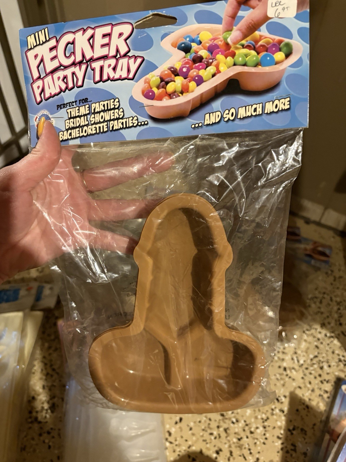 Pipedream Mini Pecker Party Tray Novelty Bachelorette Serving Dish NOS