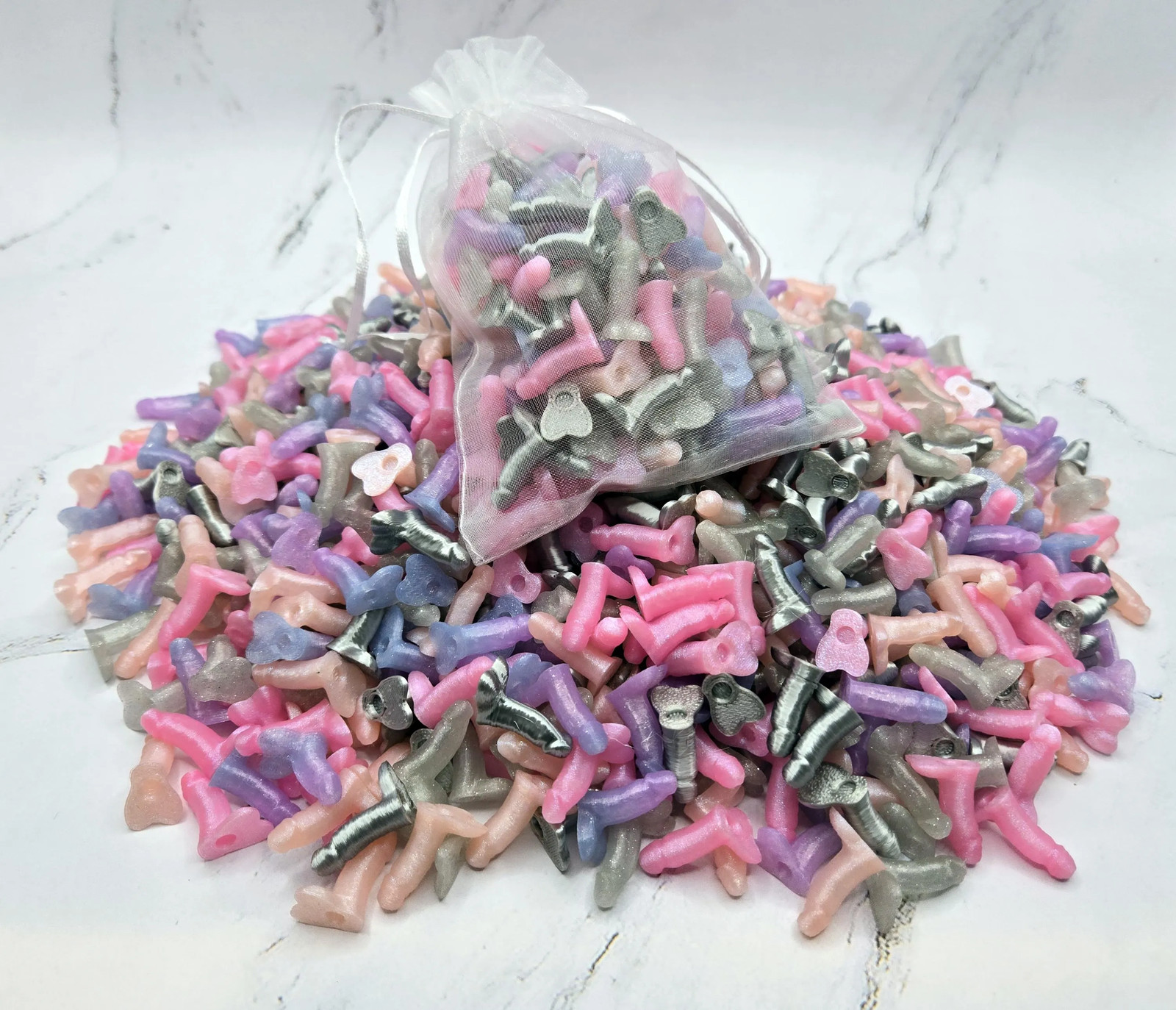 Bag of Unicorn D***s Extra Small ~30 pcs Mini Penis Bachelorette Party Favors