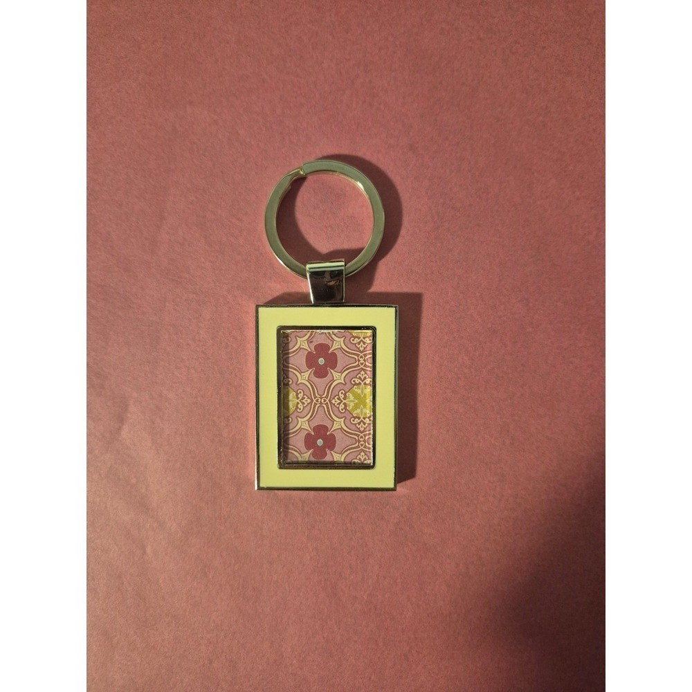 Hallmark I Carry You Always In My Heart Photo Key Chain Cream Metal Frame