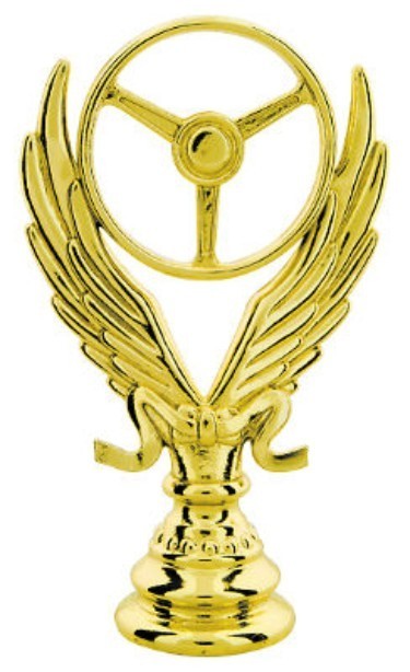 Winged Wheel Figure Race Car Racing Sport Trophy Award LOW AS $2.99 ea T-107