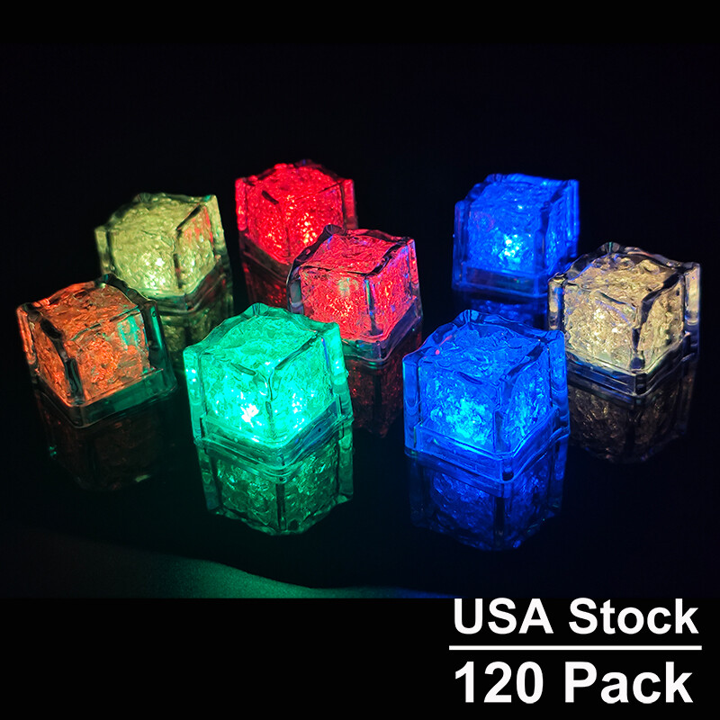 Ice Cubes Led Light for Bar Club Drinking Party Wine Wedding Swimming Pool Décor