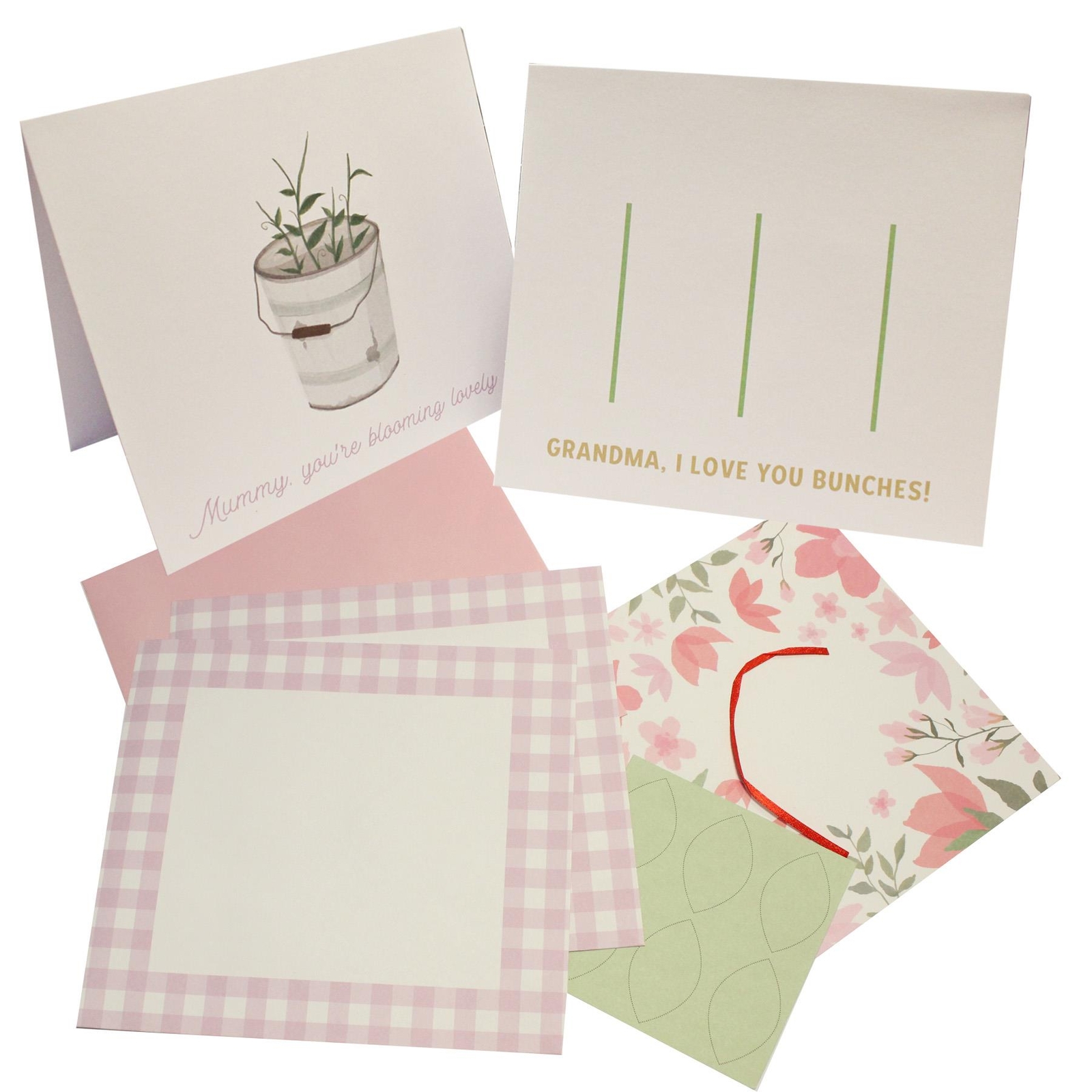 Mothers Day Make your Own Cards Kit Mummy and Grandma