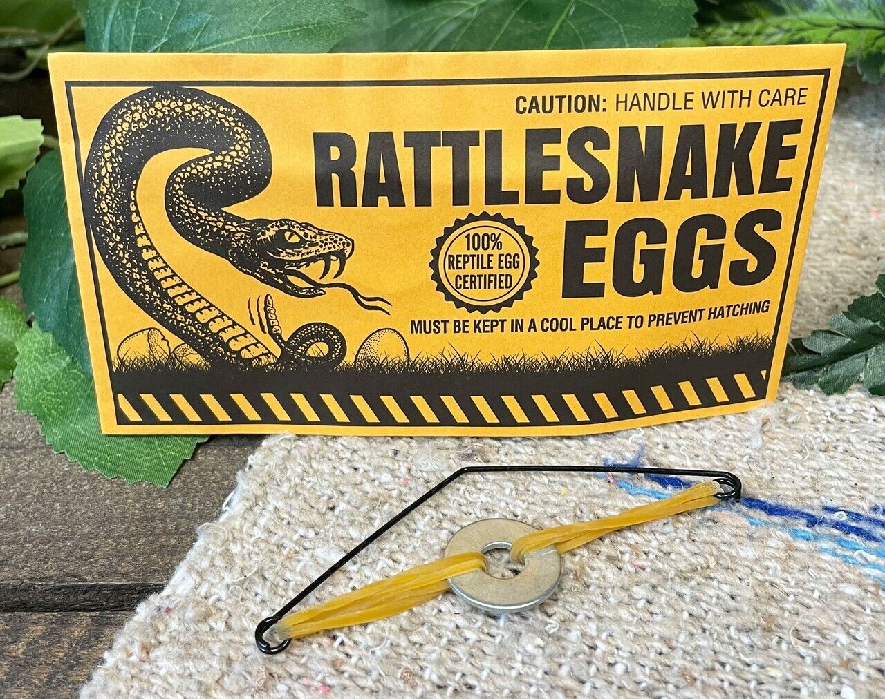 144 Prank Rattlesnake Egg Envelope – Novelty GaG Joke Gift Toy – Wholesale Lot