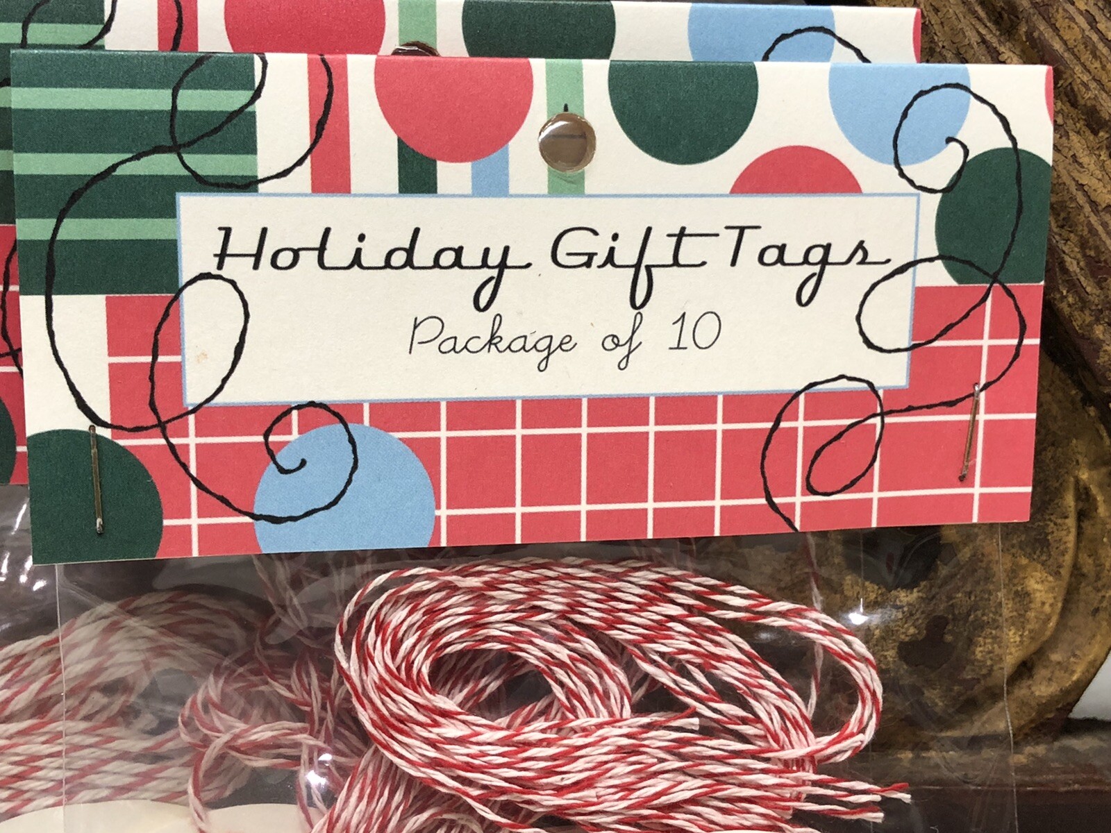 Lot of 5 Packs of 10 Holiday Gift Tags w/ Xmas Home by Running Rhino 50 Total
