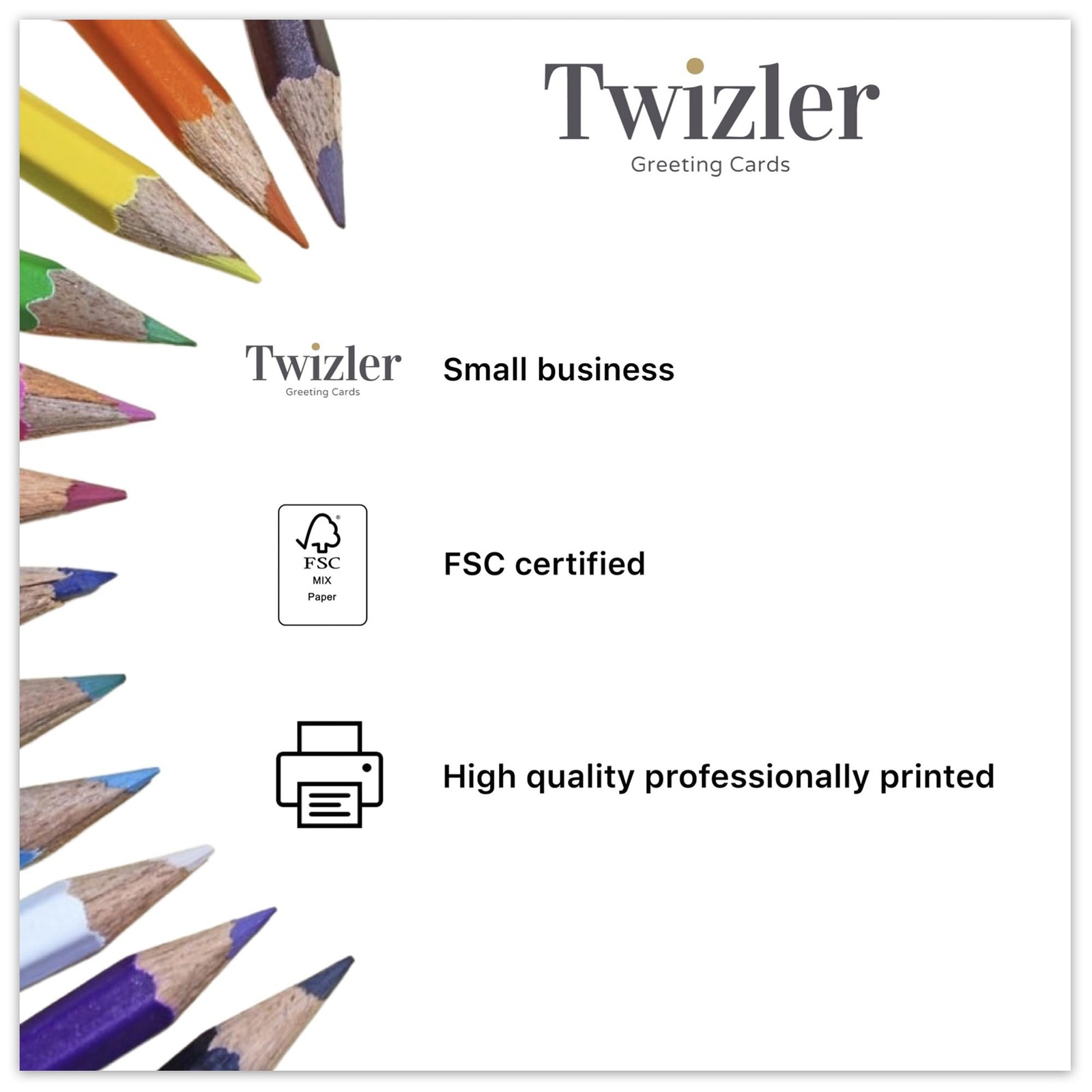 Twizler New Grandchild Greeting Card – Baby 6.1 x inches, multicolor