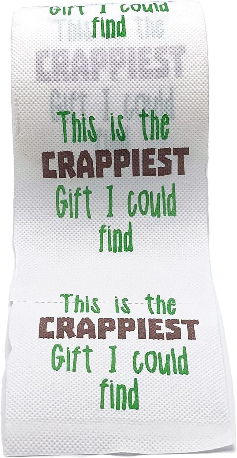 “Crappiest Gift I could Find” Toilet Paper Bathroom Gags, Pranks, Office Gift