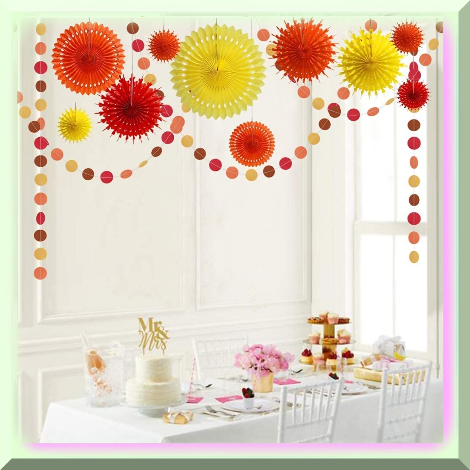 Autumn Fall Party Decor Kit 12 Pieces