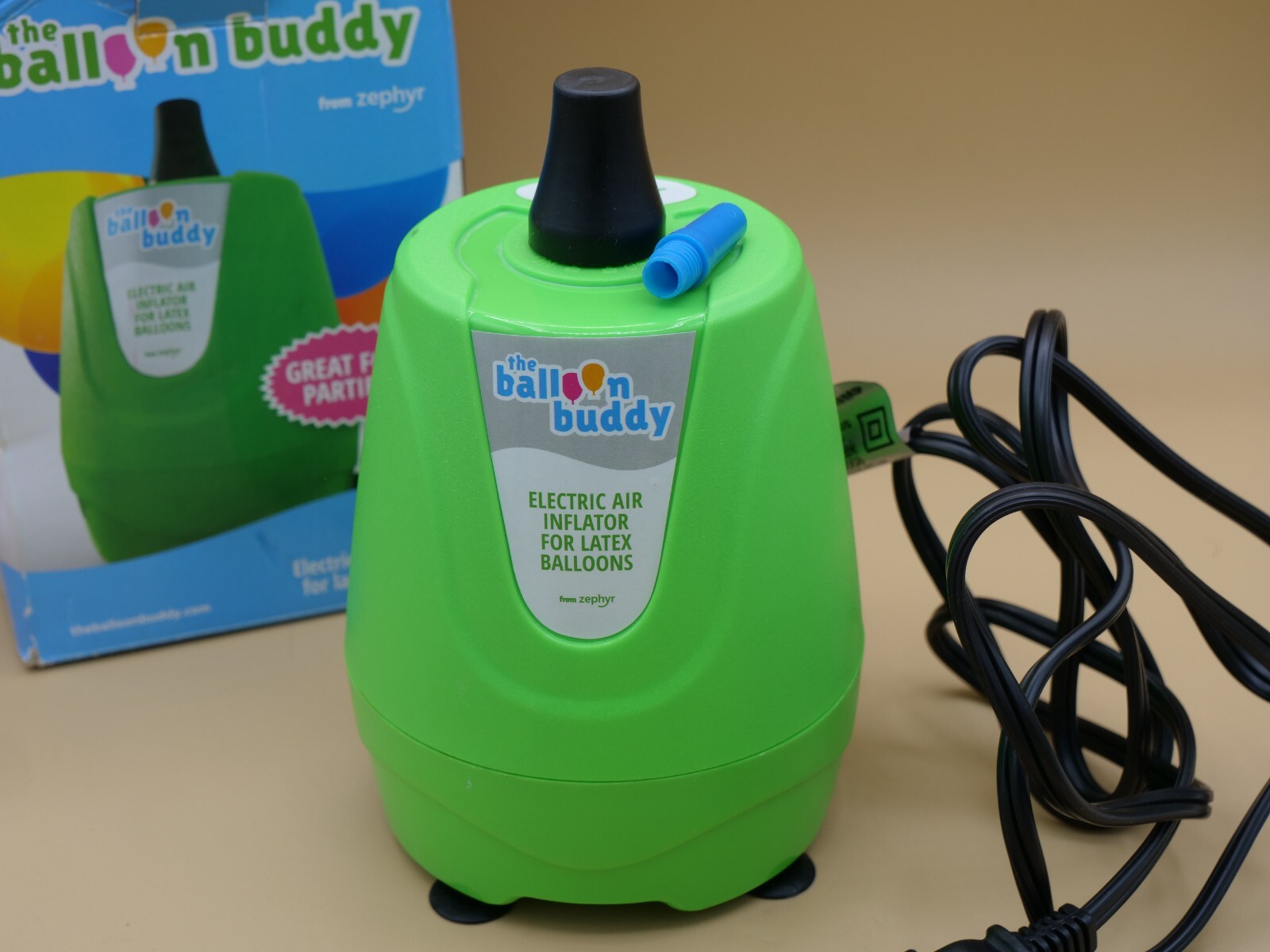 The Balloon Buddy Electric Air Inflator For Latex Balloons