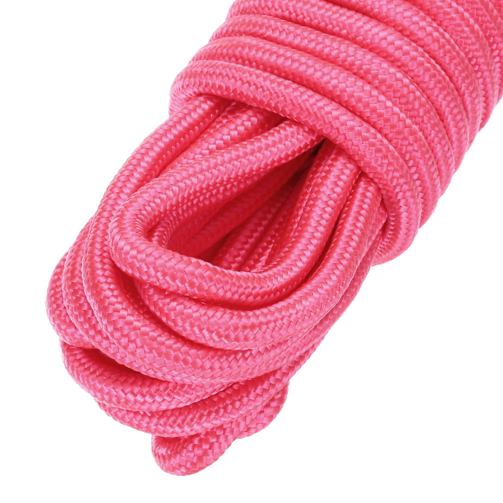 10M/33ft 3/8″ Pink Indoor/Outdoor Polypropylene Braided Rope