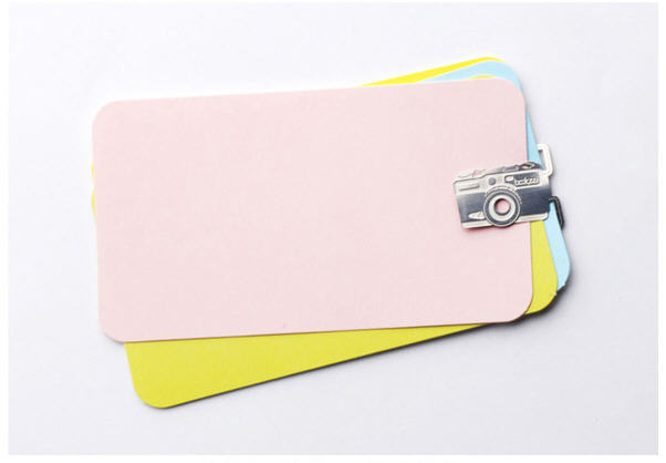 CAMERA Cute Silver Color Little Stainless steel Bookmark Decals – Perfect gift