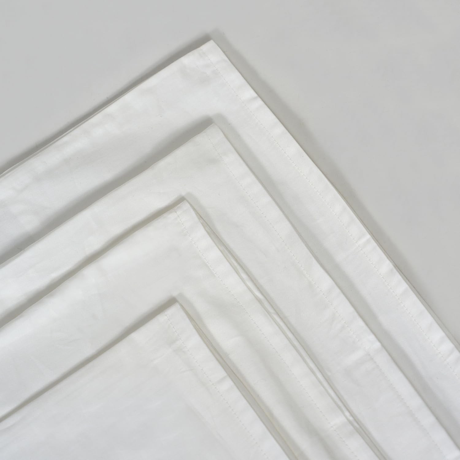 800 Thread Count Pillow Cases 100% Cotton，Standard 20×26 Inch Set of