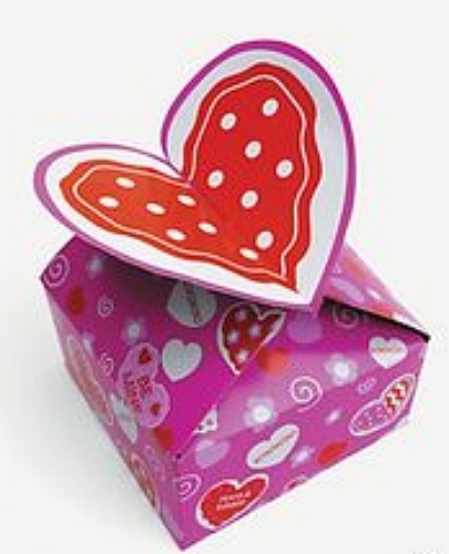12 Heart Gift Candy Party Favor Boxes 3D Hearts Valentine Valentine’s 6 x 3
