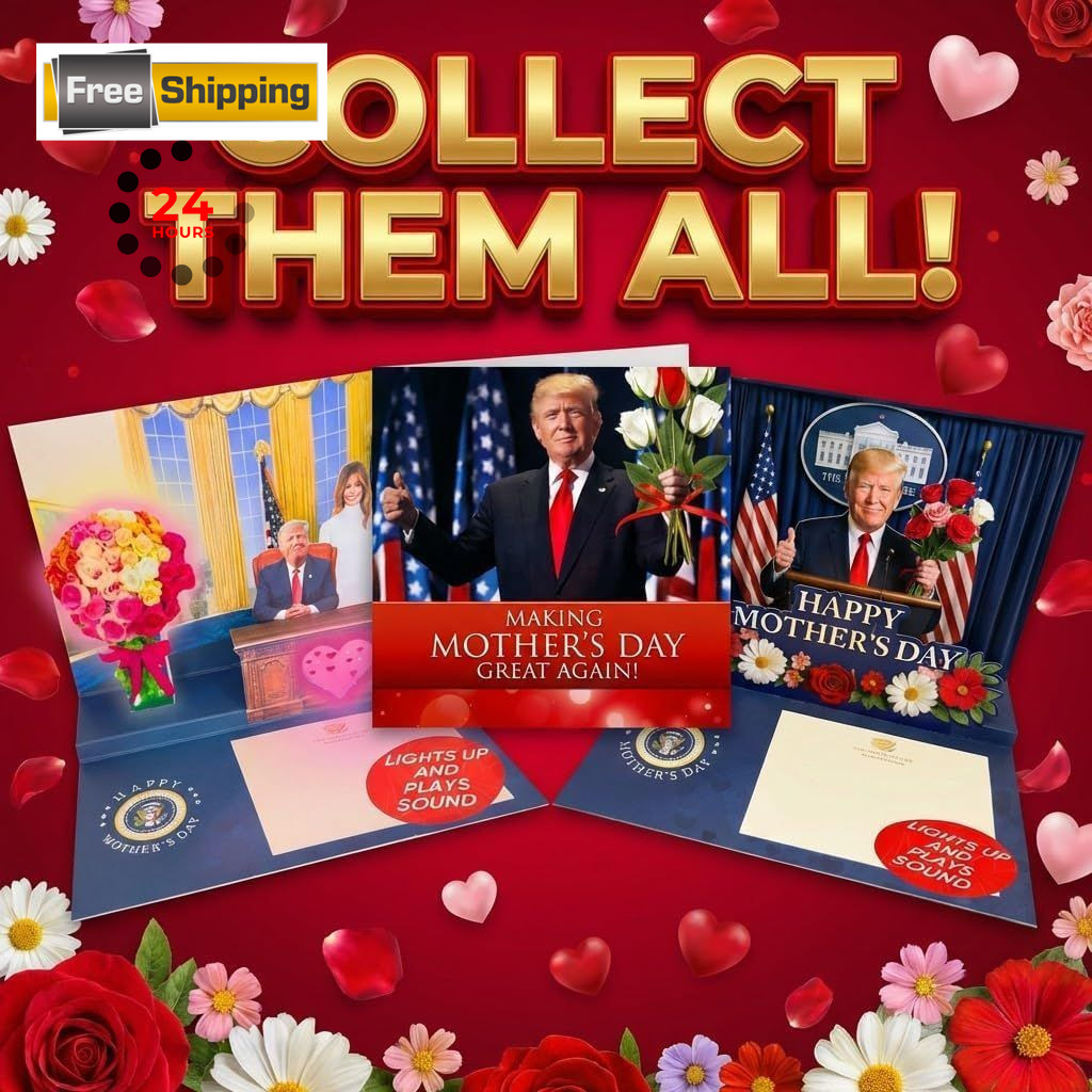 Talking Donald Trump Mother’s Day Card – Hear 6 Inches, Red, White, Blue