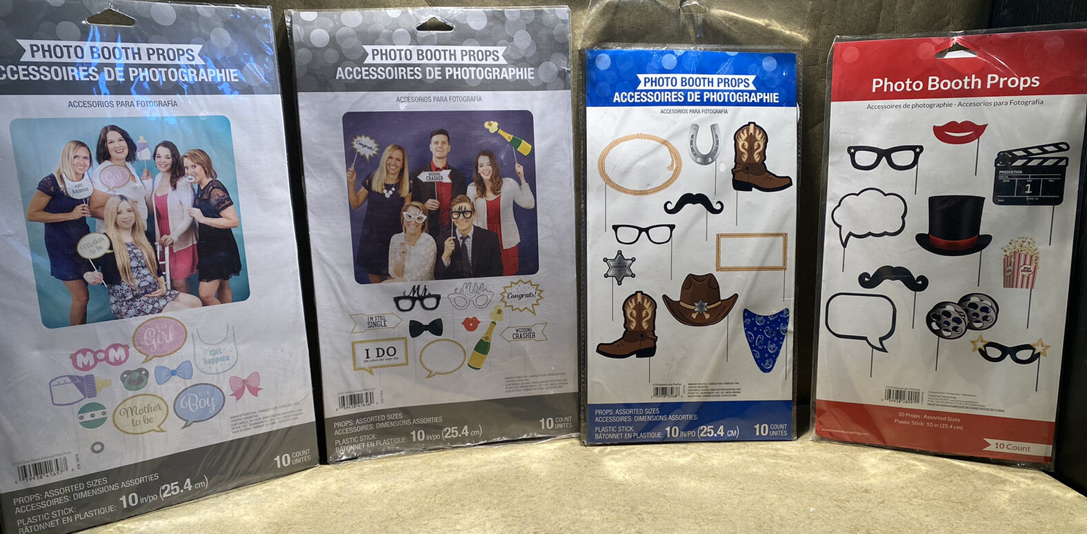 Creative Converting Assorted Photo Booth Prop Accessories