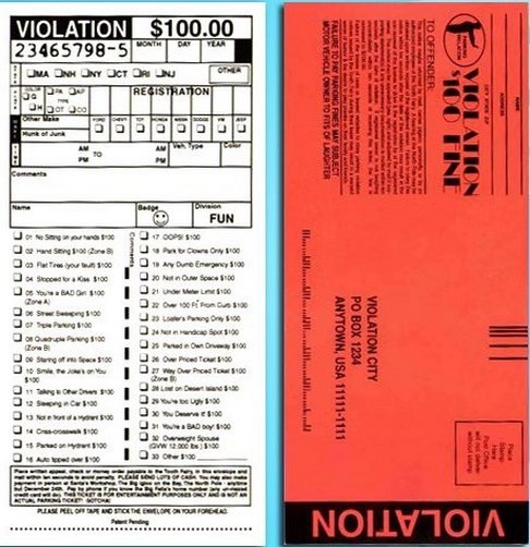 5 Fake GaG Joke Parking Tickets – Funny Violation Tickets Put on Cars!