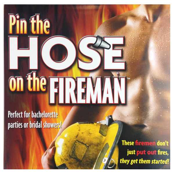 Pin The Hose On The Fireman – Fun Bachelorette Party Game