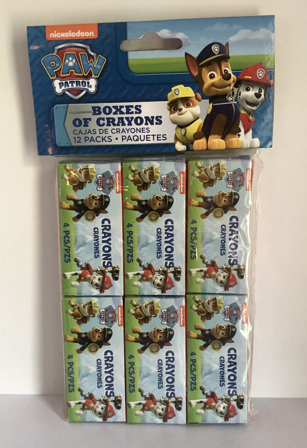 Paw Patrol Crayons Award Ribbon Confetti Mini Toy Camera Birthday Party Supplies
