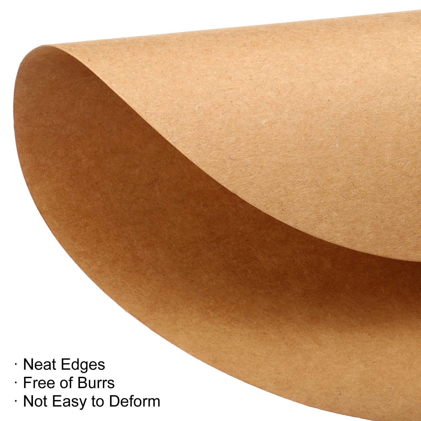 3.9-inch Round Cardboard Paper, 50 Pcs Blank Circles for DIY Craft Arts, Brown