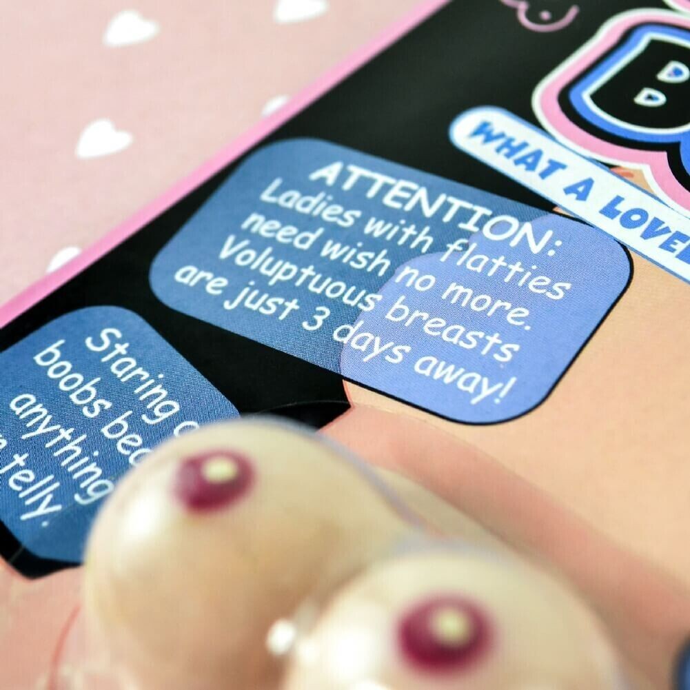 Grow Your Own Boobs Boobie 600% in water! – Hysterical Adult Gag Joke Prank Gift