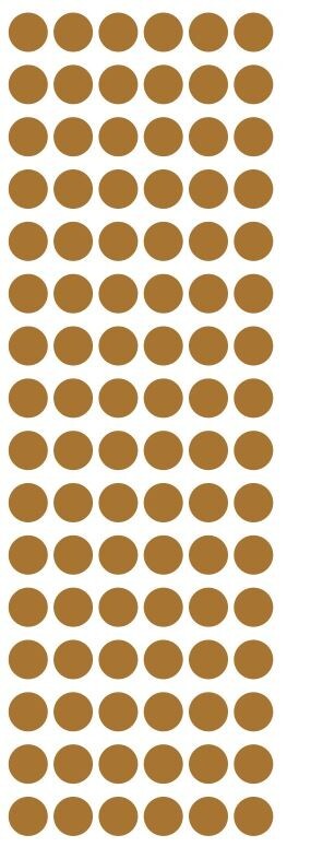 3/8″ Metallic Gold Dots Round Vinyl Color Code Inventory Dot Stickers 3/8 Inch
