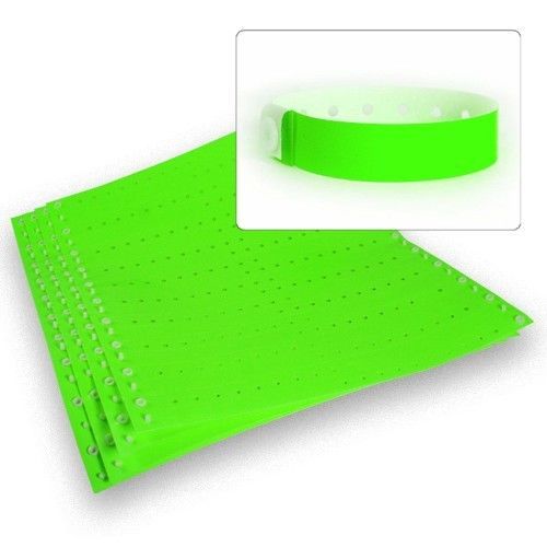 Plastic Wristbands 100 Count – Choose your Color – Security Bracelets