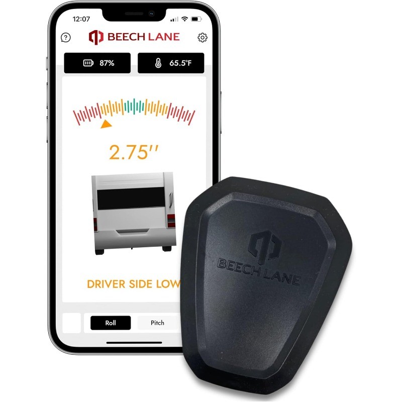 Wireless RV Leveling System, Made in the USA, User-Friendly Phone App Real-Time
