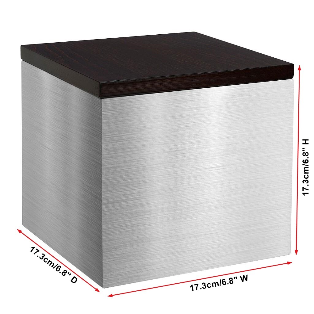 Silver Box For Ashes – Exclusive stainless steel cremation urn for Adult ashe