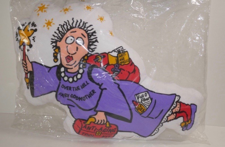 Amscan Over the Hill Fairy Godmother Pillow Cushion Birthday Party Gag Gift