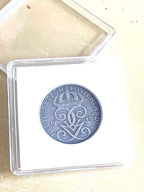 Unusual 80th Birthday Gift-1946 SWEDEN Birth 5 ORE – Present.