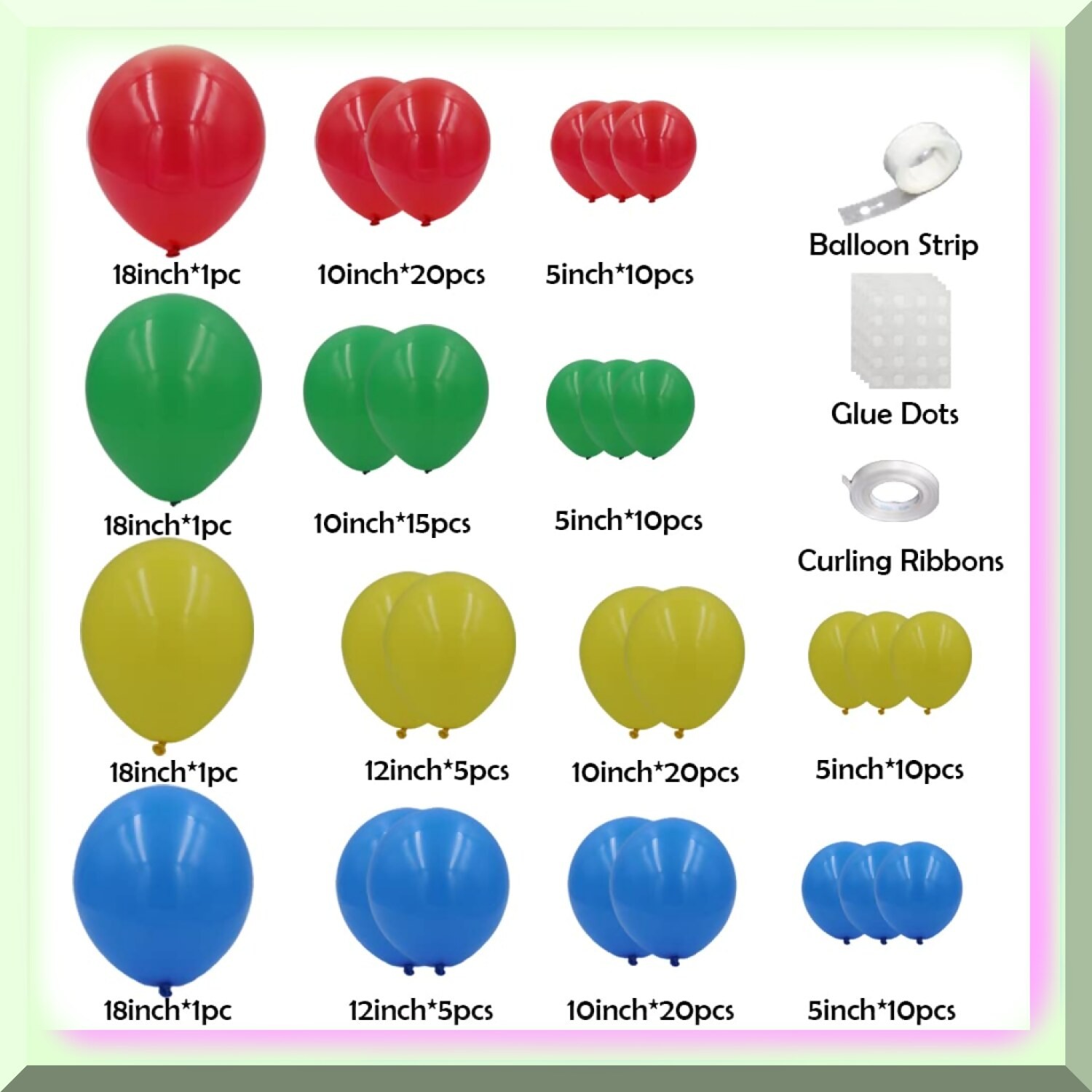 Superhero Balloon Garland Kit for Party Decor