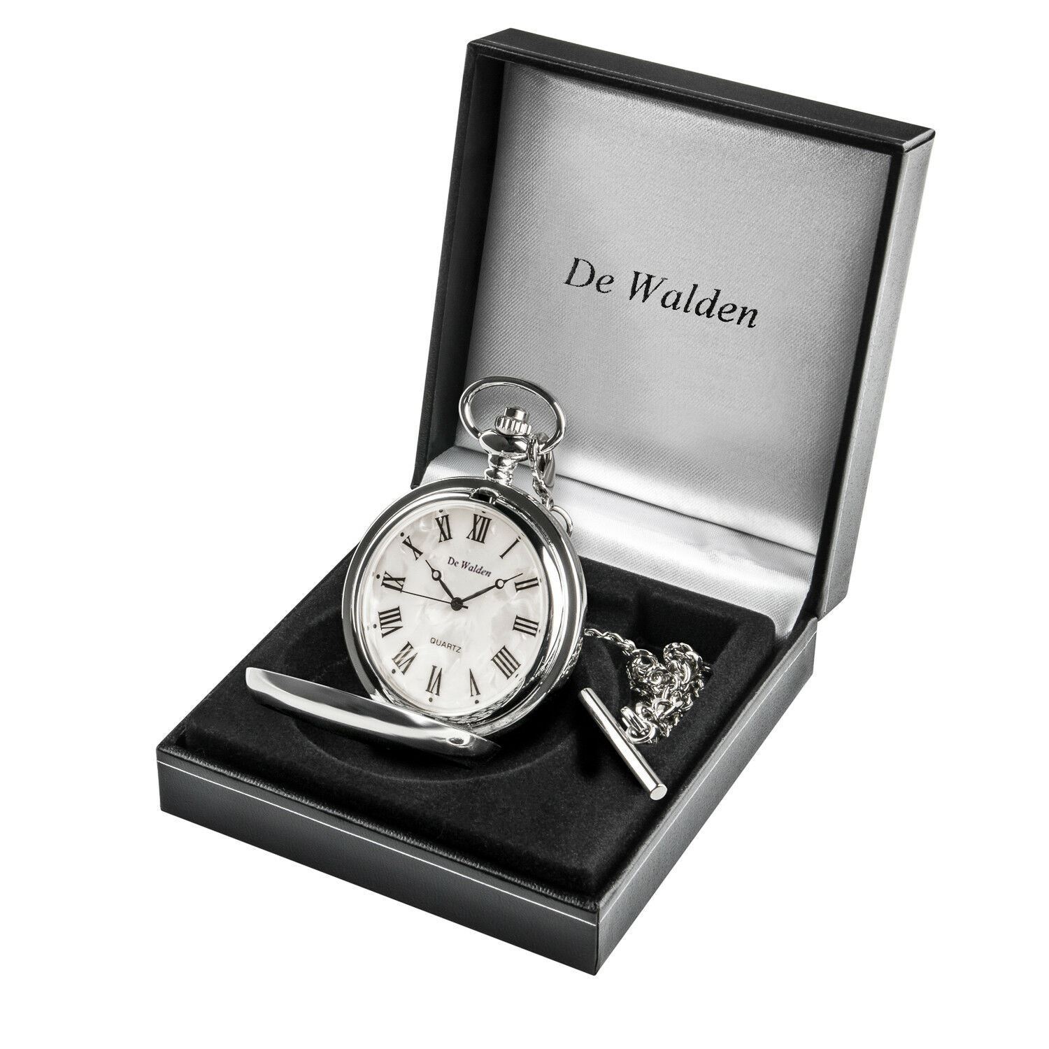 Great Grandson Boys Christening Gift Engraved Boy’s Pocket Watch in Gift Box MOP