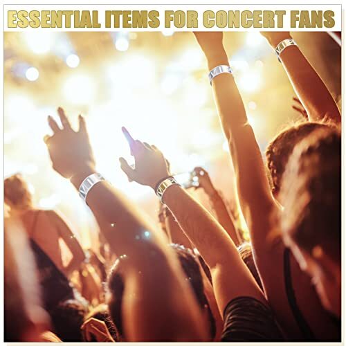 400 Pcs VIP Paper Wristbands Waterproof Bracelets for Concerts Events Festivals