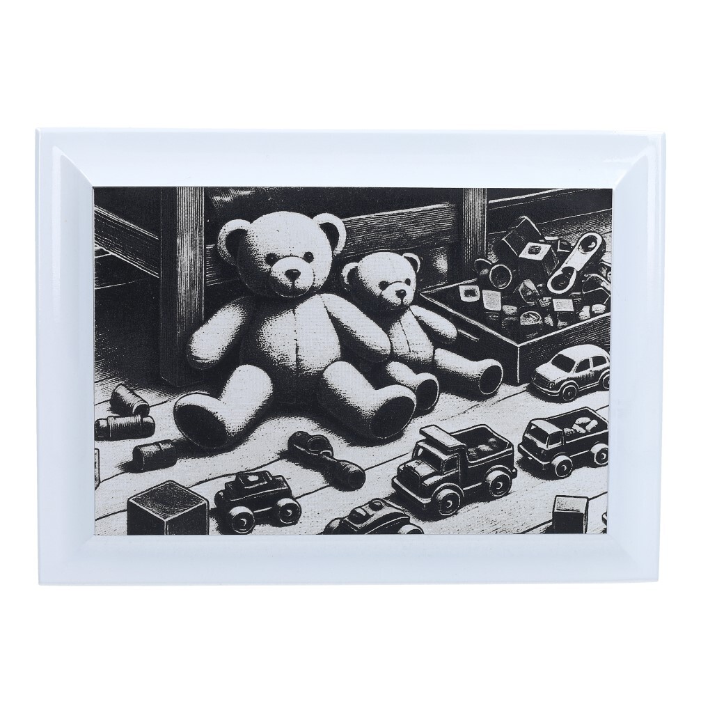 Child urn with toys Teddy bear cremation urn for infant Baby boy urn for ashes