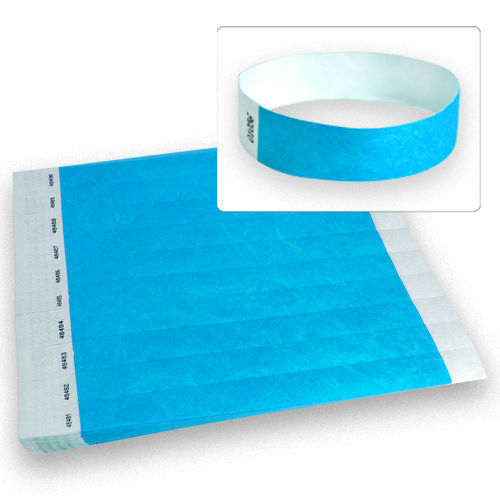 3/4″ Paper Wristbands (Choose you Colors) 100ct, 500ct or 1000ct