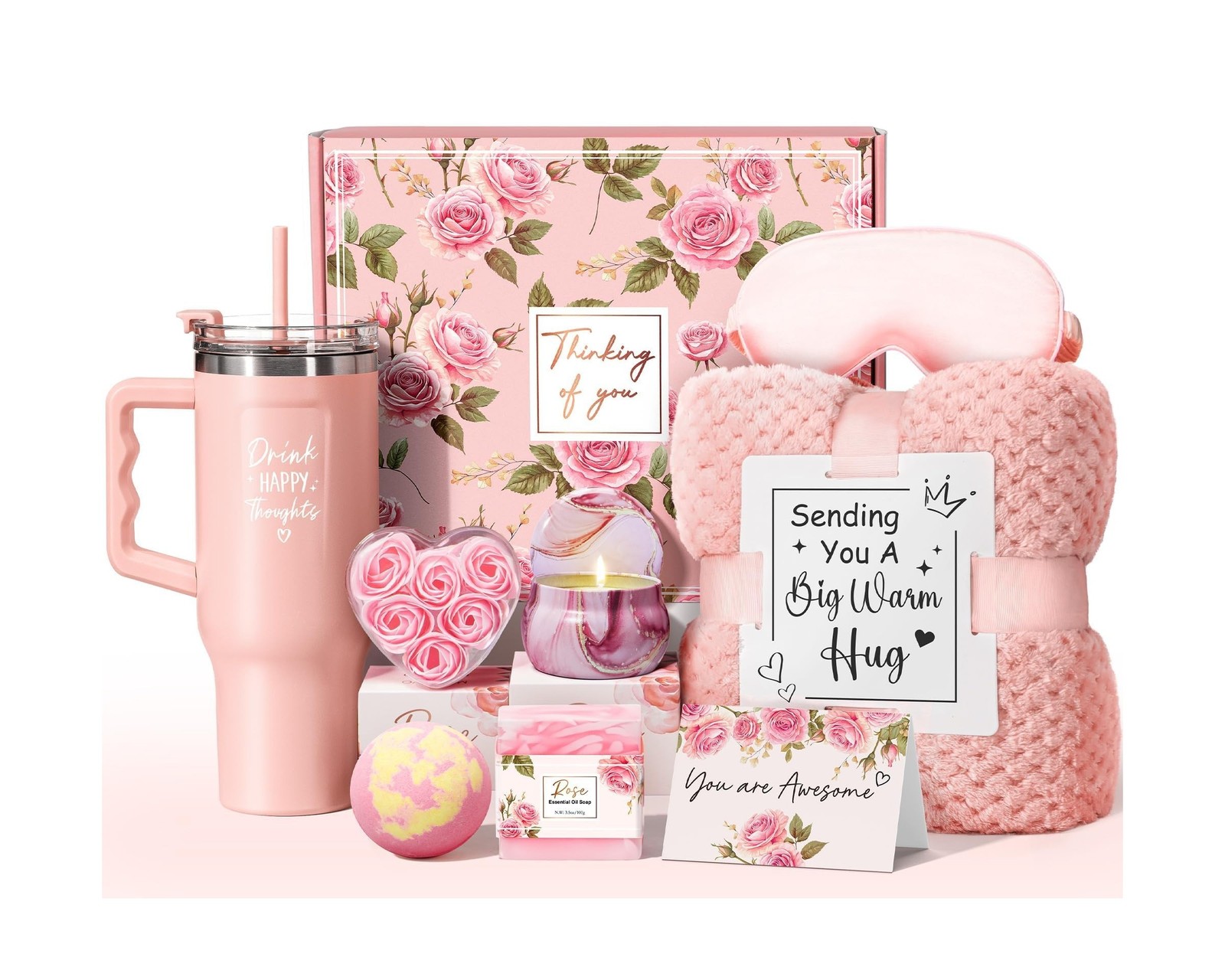 Birthday Gifts for Women Self Care Get Well Soon Gifts, Rose Relaxi… Fast Ship