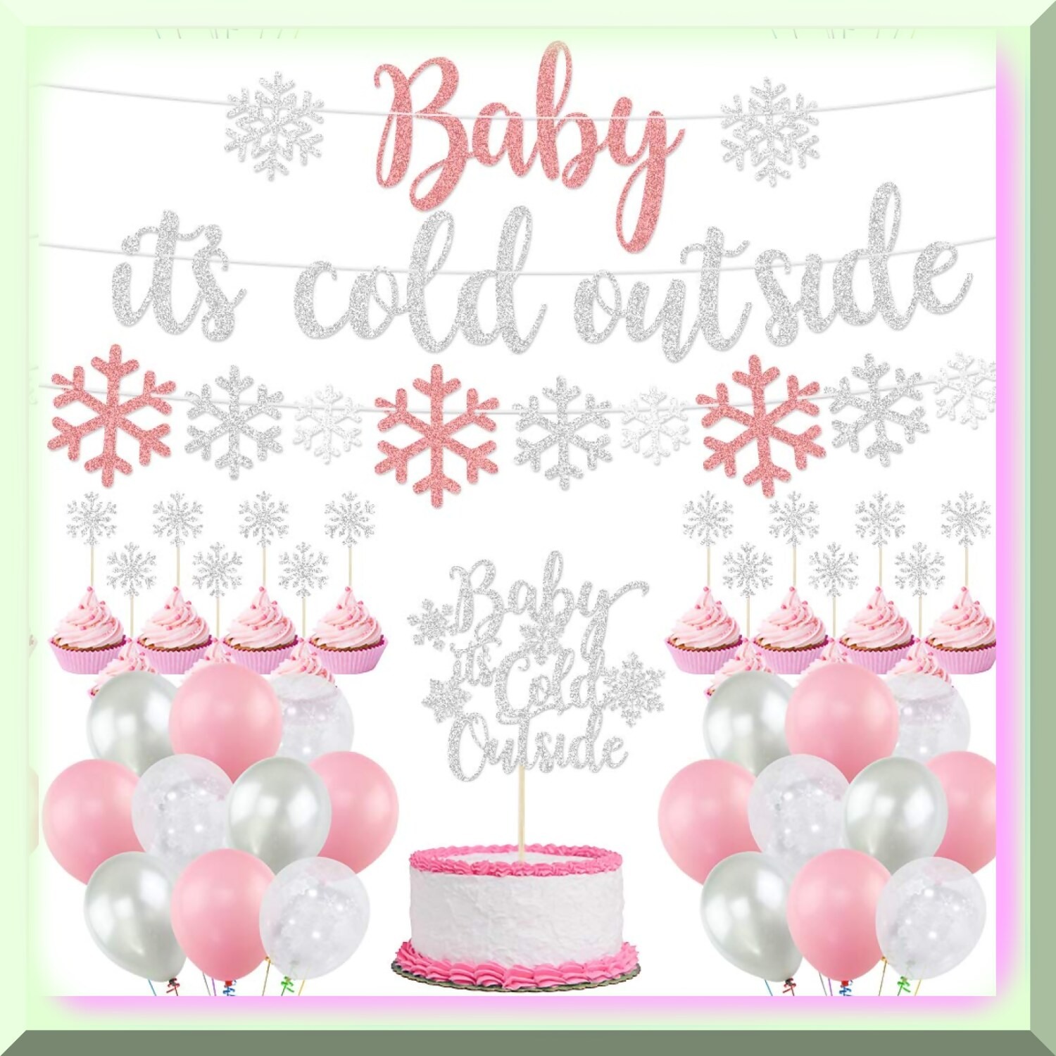 Winter Wonderland Baby Shower and Birthday Party Supplies