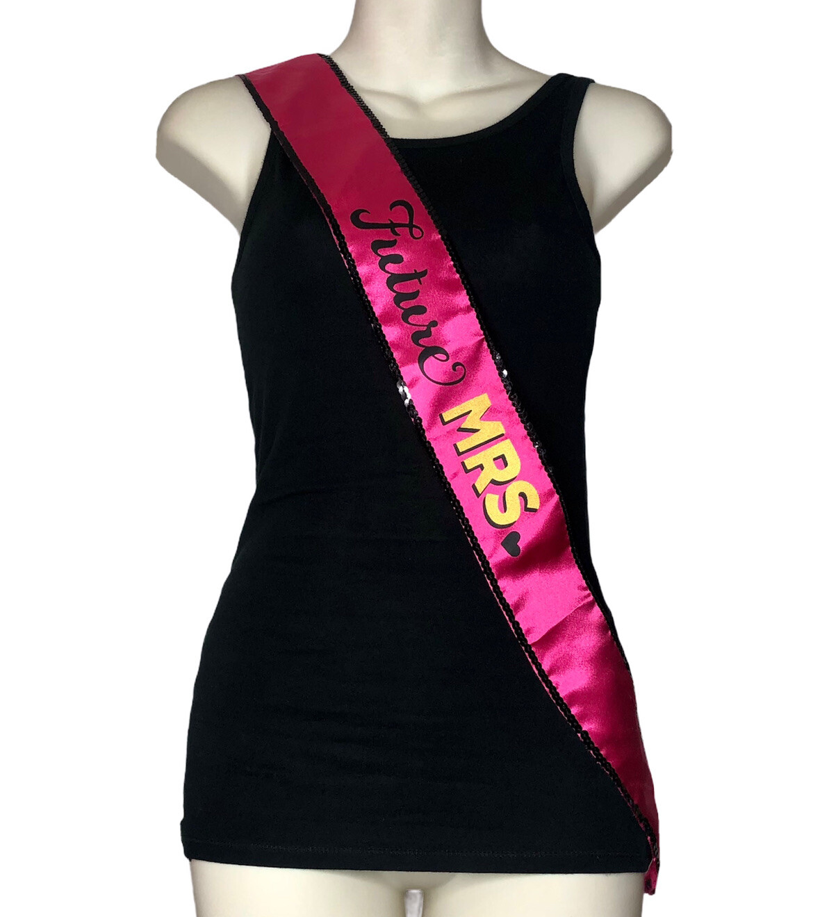 Bachelorette Pink Sash Future Mrs. Bride Accessories Party Wedding Hen Night
